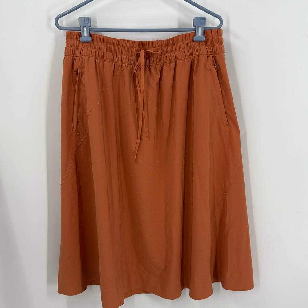 Athleta Midi Skirt/Sunbaked Clay leisure skirt 18